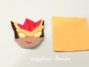 ultramanR/B-felt-appurike-handmade
