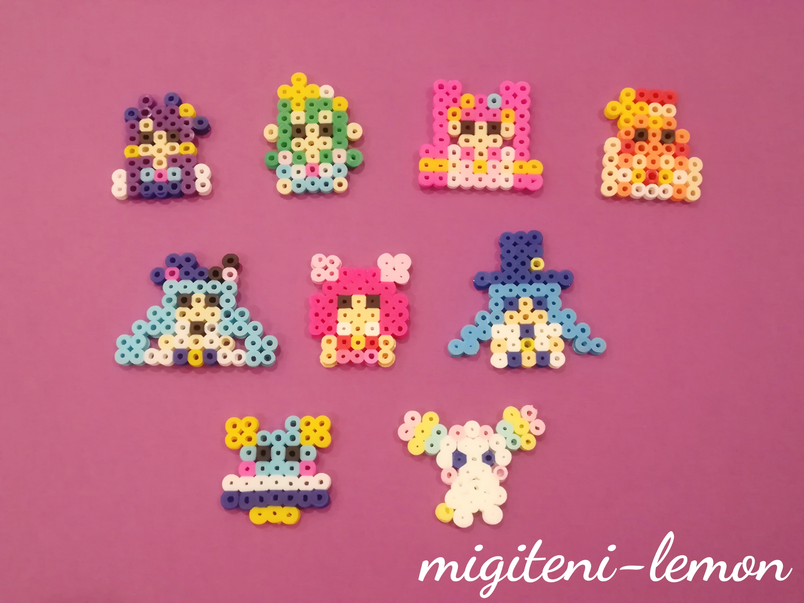 作り方 図案 かわいいプリキュア マオ ブルーキャット Migiteni Lemon