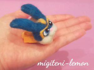 羊毛フェルトでペット2 スノーボール Migiteni Lemon21