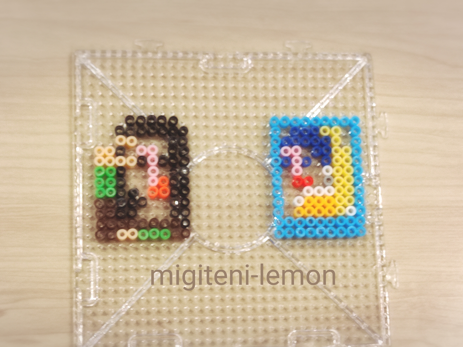 100均びじゅチューン面白アイロンビーズ図案モナリザ フェルメール簡単作り方 Migiteni Lemon Com