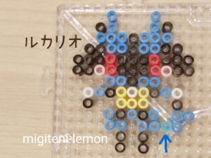 lucario-pokemon-square-iron-beads-small-kawaii