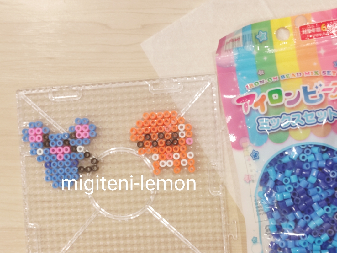 簡単ルリリ ナックラー ポケモンかわいい百均アイロンビーズ作り方 Migiteni Lemon Com