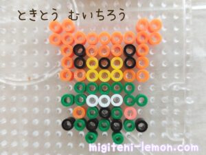 tokitoumuichirou-kimetsu-orangebear-kawaii-handmade-ironbeads-freezuan