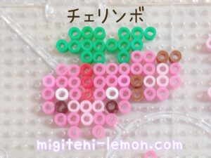 cherinbo-cherubi-cherry-pokemon-handmade-beads-free