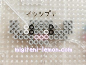 small-ishitsubute-geodude-pokemon-handmade-daiso-beads-free-zuan