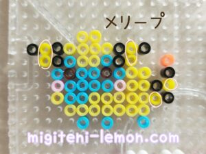 remake-meriipu-mareep-sheep-pokemon-daiso-beads-free-zuan