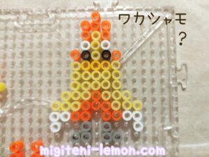 wakashamo-combusken-daiso-pokemon-handmade-beads-free-zuan