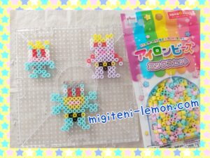 wanriki-machop-goriki-machoke-kairiki-machamp-pokemon-handmade-daiso-beads-square