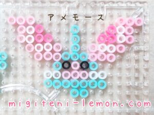 amemosu-masquerain-pokemon-bdsp-handmade-beads-free-zuan