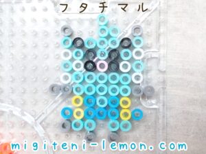 kawaii-futachimaru-dewott-pokemon-handmade-beads-free-daiso-zuan