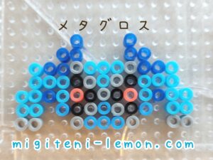 small-square-metagurosu-metagross-pokemon-handmade-beads-free-zuan