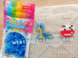 laprasu-marumain-electrode-pokemon-handmade-beads-square-daiso-iron