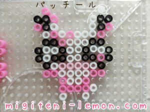 kawaii-pacchiru-spinda-heart-pink-panda-pokemon-handmade-iron-beads-daiso-free-zuan-100kin