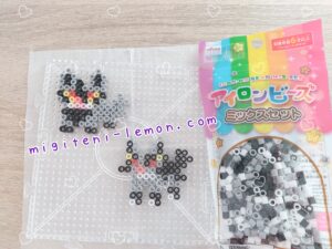 small-pochiena-poocheyena-guraena-mightyena-pokemon-handmade-beads-free-zuan-iron-daiso-square