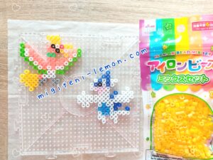 houou-hooh-rugia-pokemon-handmade-beads-iron-daiso-square-legend-100kin