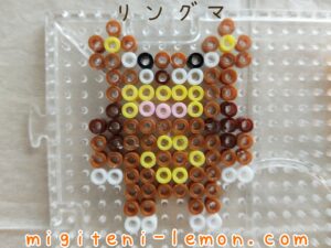 small-bear-ringuma-ursaring-pokemon-beads-free-zuan-iron-square