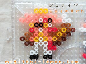 junaiper-decidueye-bakufun-easy-new-pokemon-hisui-arceus-beads-daiso-small-handmade-free-zuan