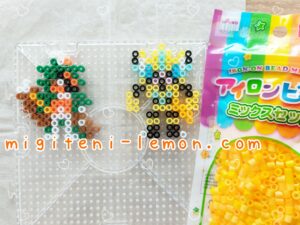 zeraora-junaiper-decidueye-pokemon-unite-handmade-iron-beads-square-daiso-100kin