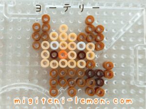 kawaii-small-yorterrie-lillipup-pokemon-unite-iron-beads-handmade-free-zuan-daiso-square