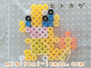 hitokage-charmander-kawaii-hono-small-pokemon-handmade-daiso-iron-beads-free-zuan-square