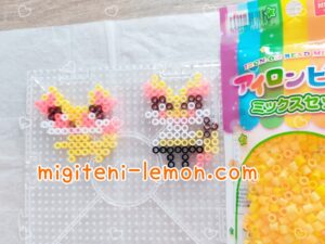 fokko-fennekin-tairenar-braixen-fox-kawaii-pokemon-iron-beads-daiso-handmade-square