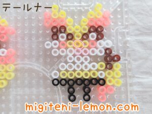 kawaii-small-tairenar-braixen-fox-pokemon-iron-beads-free-zuan-daiso-square-handmade