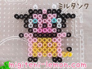 miltank-pink-black-kawaii-pokemon-handmade-iron-beads-free-zuan-daiso-small-square