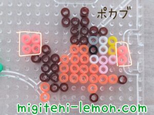 pokabu-tepig-orange-pig-unova-pokemon-handmade-iron-beads-free-zuan-square-small