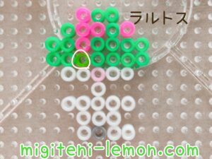 kawaii-small-rarutosu-ralts-pokemon-handmade-iron-beads-free-zuan-daiso-square