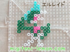 erureido-gallade-kawaii-small-pokemon-green-handmade-iron-beads-free-zuan-daiso-square