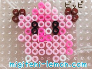kawaii-small-pippi-clefairy-pink-fairy-pokemon-handmade-iron-beads-free-zuan-daiso-square