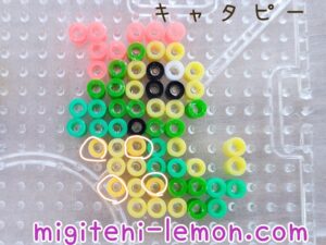 kyatapi-caterpie-kawaii-green-imomushi-pokemon-handmade-iron-beads-free-zuan-daiso-square-small