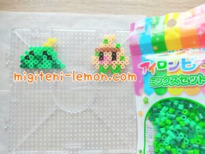kinokoko-shroomish-gokurin-gulpin-pokemon-handmade-iron-beads-green-kawaii-kinoko-daiso-free-zuan-square-small