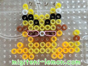 keshi-abra-kawaii-fox-pokemon-handmade-small-iron-beads-free-zuan-daiso-yellow-square