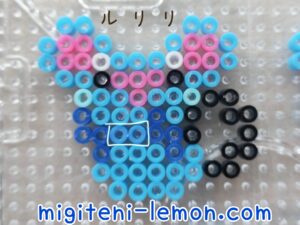 ruriri-azurill-blue-mouse-normal-fairy-kawaii-pokemon-iron-beads-free-zuan-daiso-handmade-small-square-unite