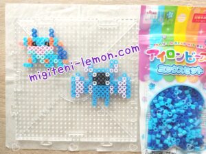 zubat-laglarge-swampert-small-pokemon-handmade-blue-kawaii-iron-beads-daiso-square