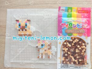 kawaii-iwanko-rockruff-lugarugan-lycanroc-mahiru-pokemon-go-sun-moon-dog-wolf-handmade-iron-beads-brown-daiso-square-small