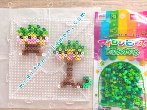 nassy-exeggutor-alola-yashinomi-pokemon-kawaii-handmade-iron-beads-free-green-daiso-square-small