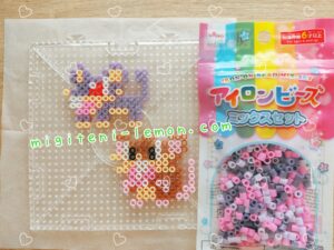 koratta-rattata-ratta-raticate-kawaii-mouse-pokemon-handmade-iron-beads-small-square-kids-daiso-purple