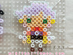 depapuri-deliciousparty-precure2022-kawaii-daiso-iron-beads-free-zuan-rosemary-mari-purple-small-square-handmade