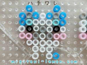 hachiware-blue-neko-handmade-iron-beads-free-zuan-small-kawaii-daiso-square-kids-100kin-nagano