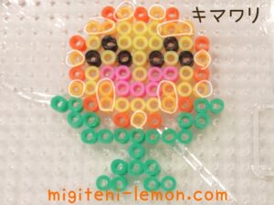 sunflower-kimawari-sunflora-pokemon-kawaii-himawari-handmade-daiso-small-square-iron-beads-free-zuan-100kin-kids