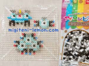 coil-magnemite-rarecoil-magneton-jibacoil-magnezone-magnet-pokemon-kawaii-handmade-iron-beads-100kin-daiso-small-square-kids