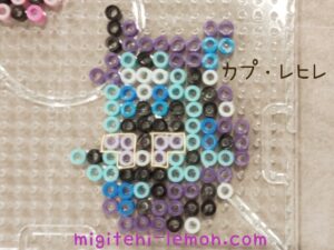 kapurehire-tapufini-kaputetefu-purple-alola-pokemon-sunmoon-handmade-iron-beads-kawaii-free-zuan-daiso-small-square-kids-100kin