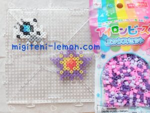 cokodora-starmie-pokemon-handmade-iron-beads-free-zuan-daiso-small-square-kawaii-100kin