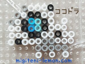 cokodora-white-black-pokemon-handmade-iron-beads-free-zuan-daiso-small-square-kawaii-100kin