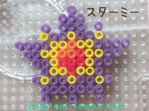 purple-starmie-pokemon-handmade-iron-beads-free-zuan-daiso-small-square-kawaii-100kin