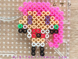 musashi-rocket-pokemon-kawaii-anipoke-handmade-pink-iron-beads-free-zuan-daiso-small-square-100kin-kids