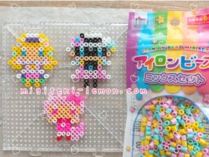 delicious-party-precure-2022-depapuri-kawaii-new-blackpepper-finale-komekome-handmade-daiso-small-square-plate-colorful-100kin-iron-beads-kids