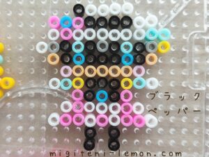 delicious-party-precure-2022-depapuri-kawaii-new-character-takumi-blackpepper-white-handmade-daiso-small-square-free-zuan-100kin-iron-beads-kids